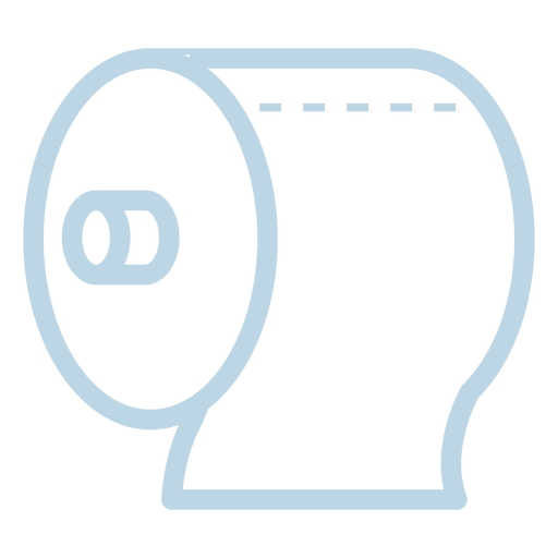 Toilet Tissue Line Icon