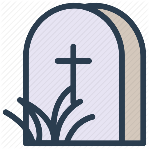 Cemetery, Grave, Rip, Tomb Icon