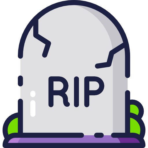Halloween, Stone, Cemetery, Rip, Tomb, Tombstone, Death Icon