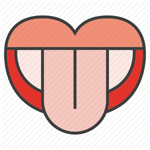 Mouth, Tongue Icon