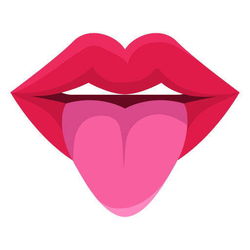 Tongue Out Female Mouth Icon