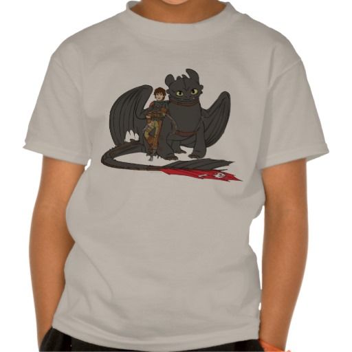 Hiccup Toothless T Shirt In Movie