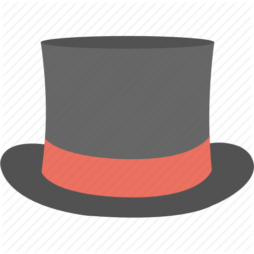 Black Top Hat, Fashion, Gentleman Cap, Hat, Magician Hat Icon