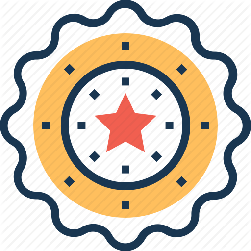 Guaranteed, Quality Seal, Quality Sticker, Rated, Top Quality Icon