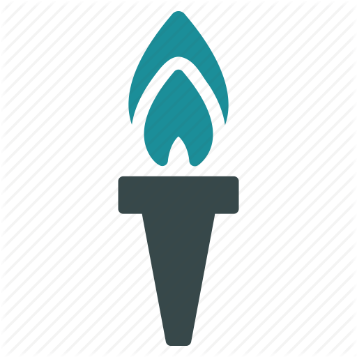 Fire, Flame, Liberty, Light, Peace, Success, Torch Icon