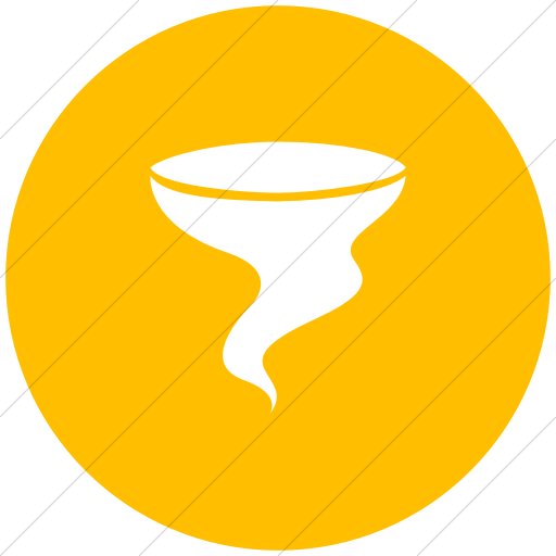 Flat Circle White On Yellow Ocha Humanitarians Disaster