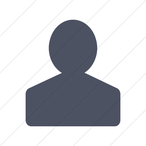 Simple Blue Gray Foundation Torso Icon