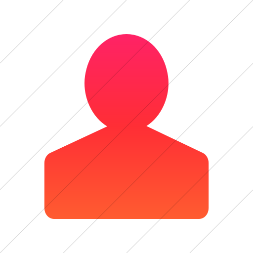 Simple Ios Orange Gradient Foundation Torso Icon