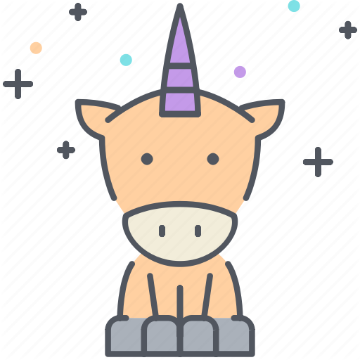 Fairytale, Fantasy, Magic, Unicorn Icon
