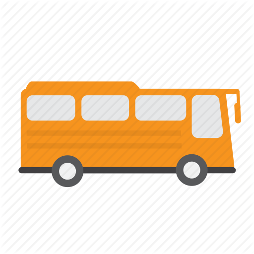 Bus, Orange, Tour, Travel, Vehicle Icon