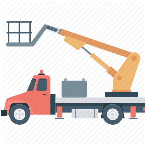 Crane Truck, Tow Truck, Transport, Truck, Vehicle Icon