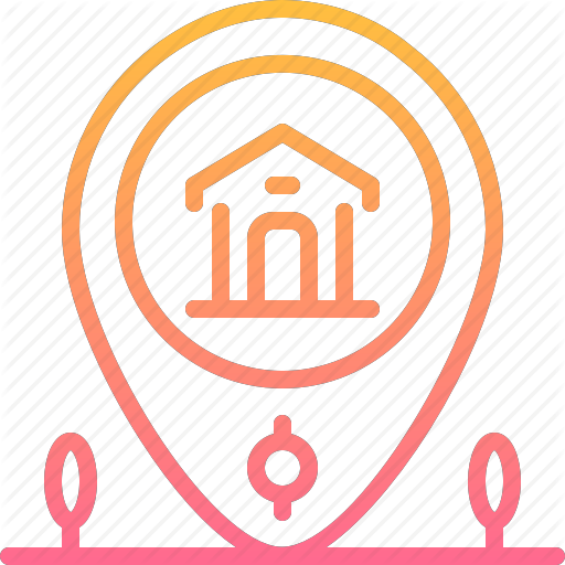 Building, Estate, Location, Map, Pin, Property, Real Icon