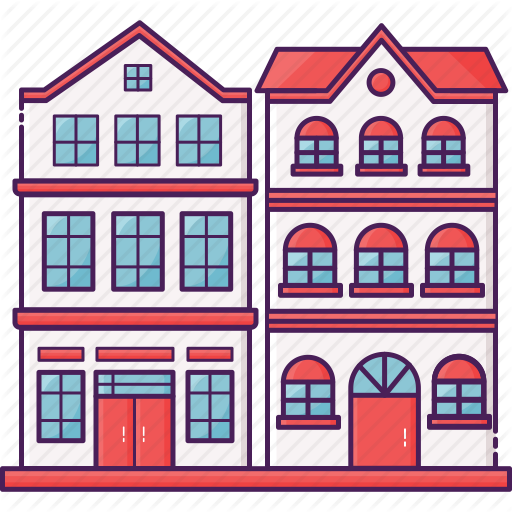 House, Resident, Residential, Town, Townhouse Icon