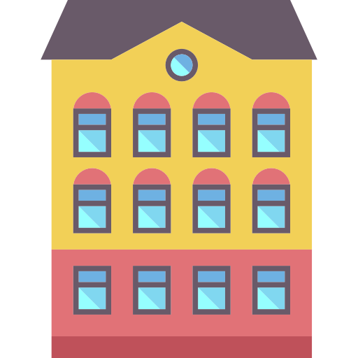 Place, Buildings, Townhouse, Home Icon