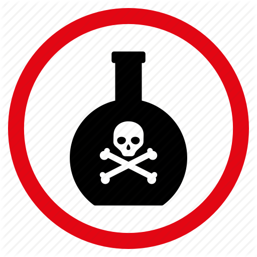 Caution, Danger, Death, Hazard, Poison, Risk, Toxic Icon