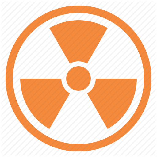 Danger, Nuclear, Radioactive, Toxic Icon