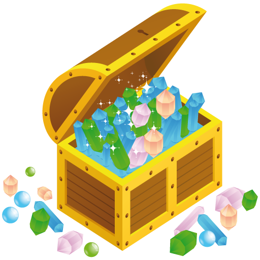 Treasure Chest Open Icon Iconshow
