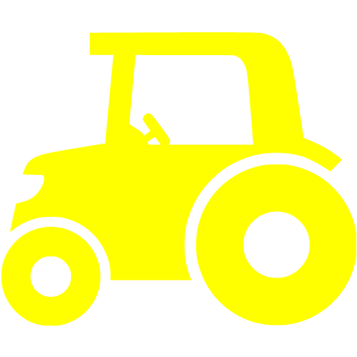 Yellow Tractor Icon