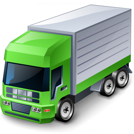 Iconexperience V Collection Truck Green Icon