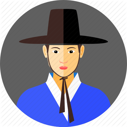 Asian, Korea, Korean, Man, Nationality, Traditional Icon