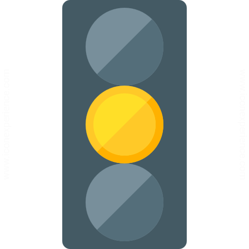 Iconexperience G Collection Trafficlight Yellow Icon