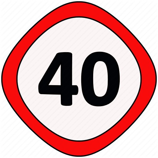 Limit, Signs, Speed, Traffic Icon