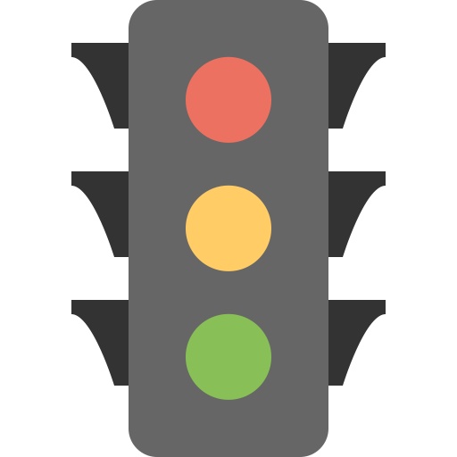 Traffic Light Icon Flat Free Sample Iconset Squid Ink