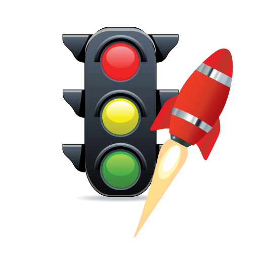 Traffic Rocket Ship Icon