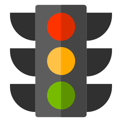 Traffic, Lights, Flat Icon Free Of Snipicons Flat