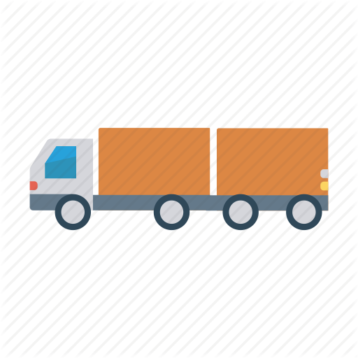 Auto, Double, Heavy, Trailer, Transport, Travel, Vehicle Icon