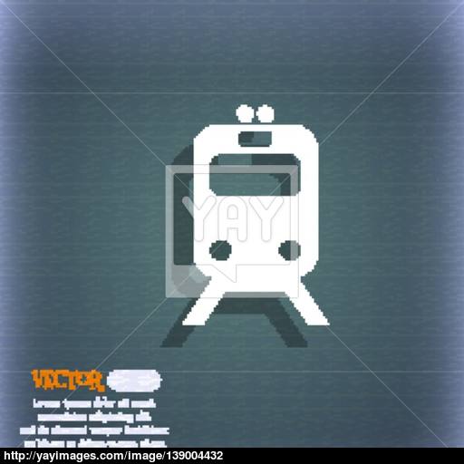 Tran Symbol On The Blue Green Abstract Background