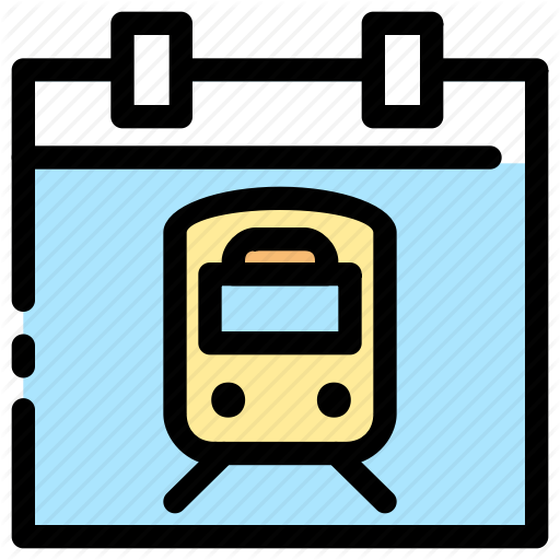 Departure, Schedule, Train, Transportation Icon
