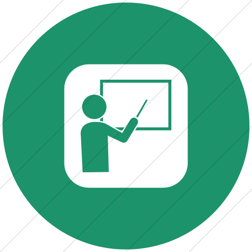 Flat Circle White On Aqua Ocha Humanitarians Inverse