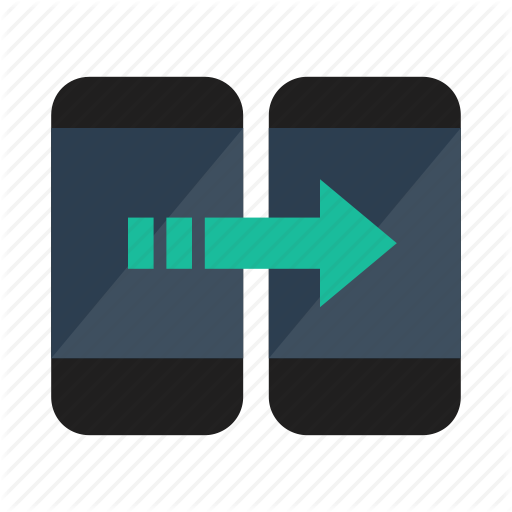 Device, Smartphone, Transfer Icon