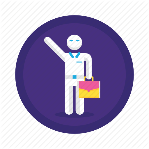 Hailing, Man, Ride, Taxi, Transit Icon