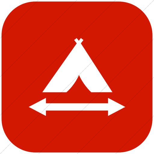 Flat Rounded Square White On Red Ocha Humanitarians