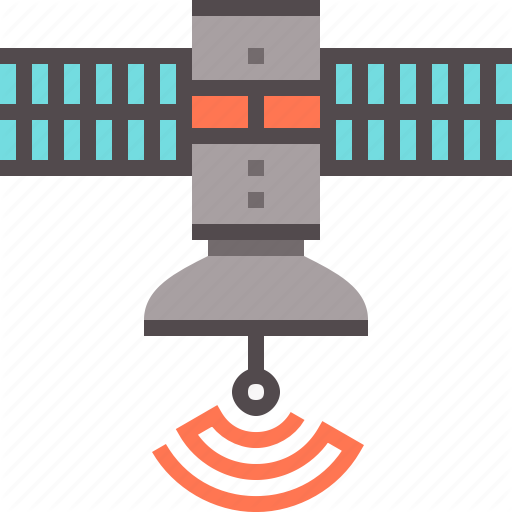 Communication, Radio, Satellite, Space, Transmission Icon