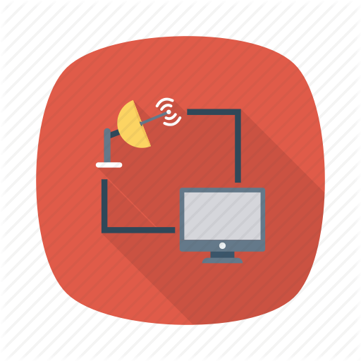 Dish, Monitor, Online, Satelite, Science, Space, Transmission Icon