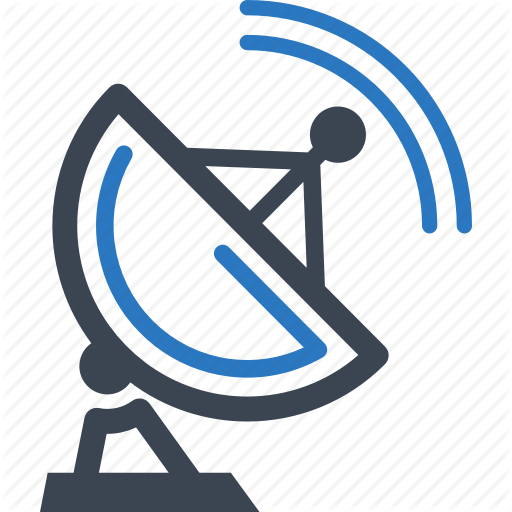 Communication, Data Transmission, Satellite Dish Icon