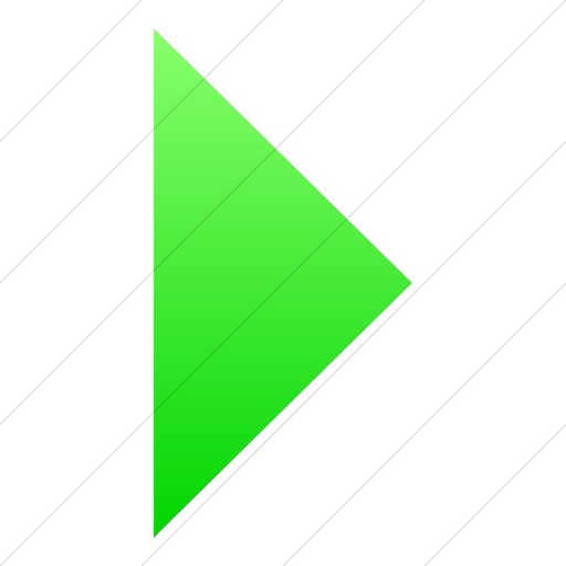 Simple Ios Neon Green Gradient Classica Play Button Icon