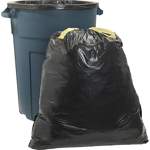 Brand Trash Bags, Drawstring, Black, Gallon, Bags