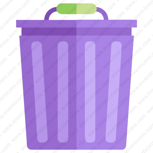 Download Trash Can,garbage Can,dustbn Inventicons