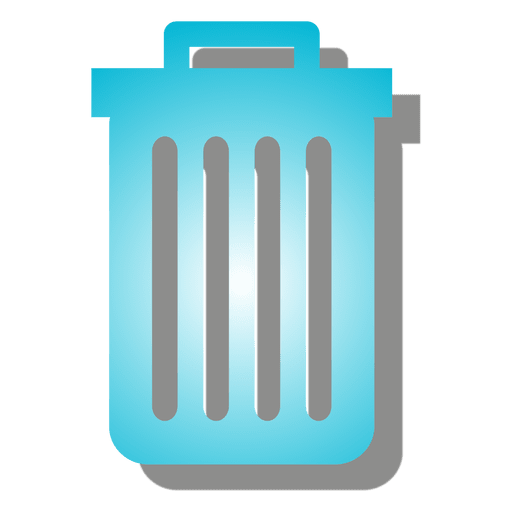 Gradient Trash Can Icon