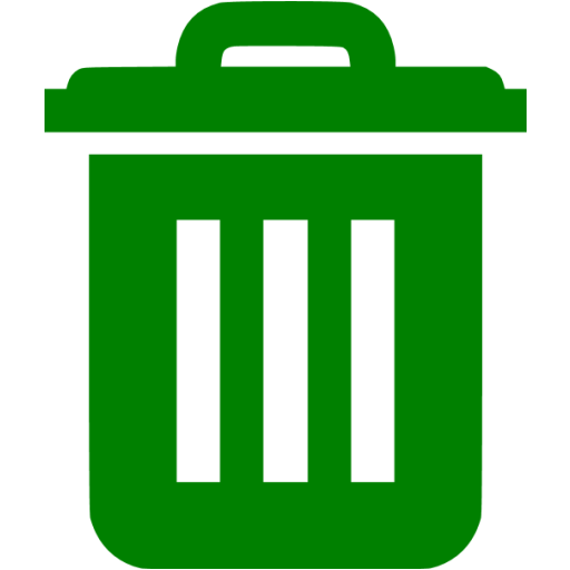 Green Trash Icon