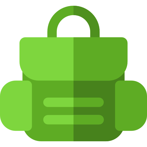 Travel Backpack Flat Icon
