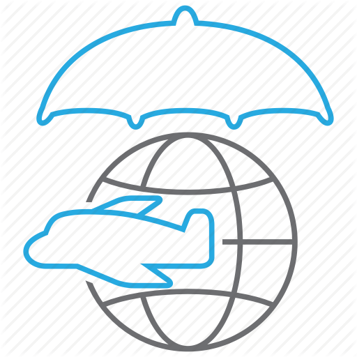 Fly, Holiday, Insurance, Plane, Travel Icon