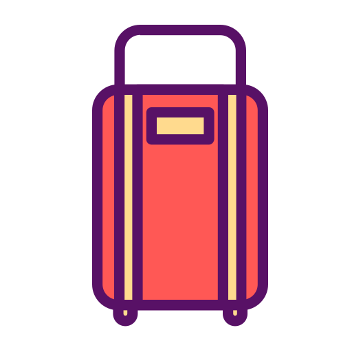 Travel Bag Icon Free Of Summer Holidays