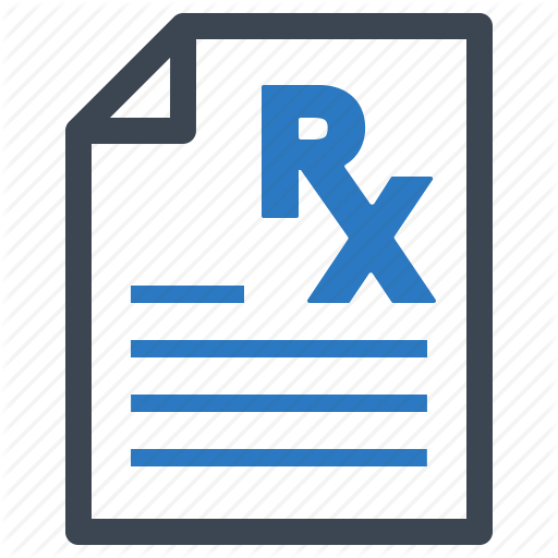 Medical File, Pharmacy, Prescription, Treatment Icon