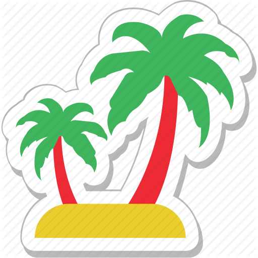 Beach, Coconut Tree, Forest, Palm, Palm Tree Icon