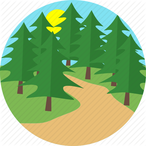 Forest, Mud Road, Road, Street, Sunset, Tree, Trees Icon